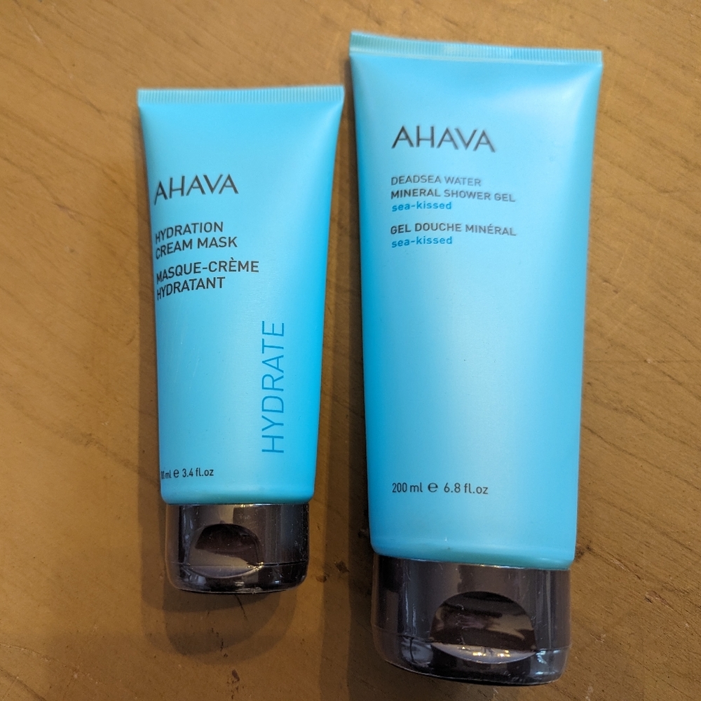 Ahava Deadsea Mineral Shower Gel and Hydration Mask - NEW